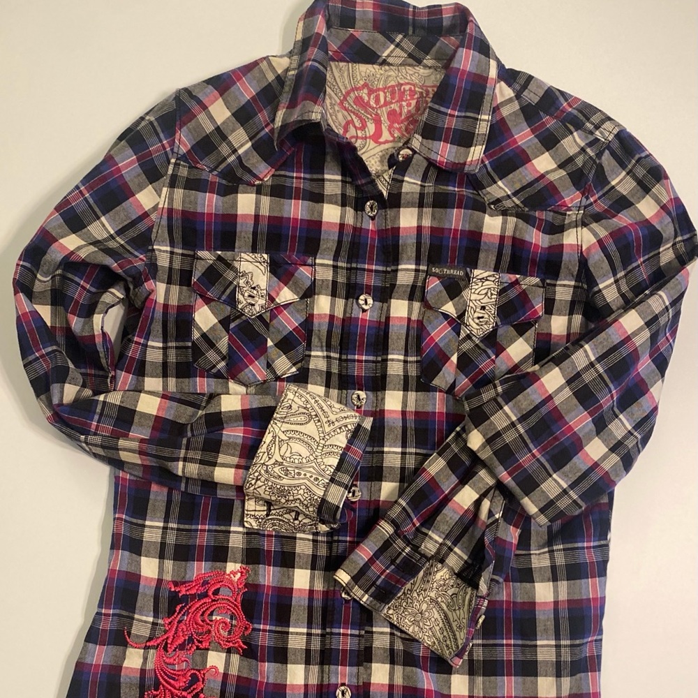 Southern Thread Plaid Shirt